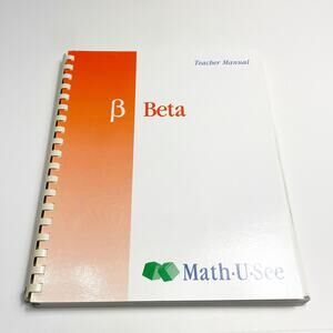 Math U See Beta Teacher Manual Multiple Digit Addition & Subtraction Homeschool